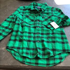 Boys Polo Flannel NEW